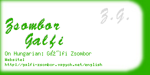 zsombor galfi business card